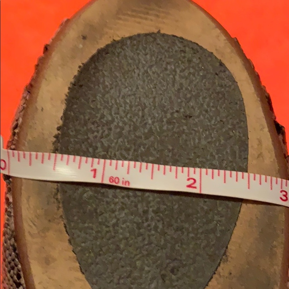 ALDO SNAKE PRINT FLATS SHOES LEATHER SIZE 6 - Picture 15 of 15
